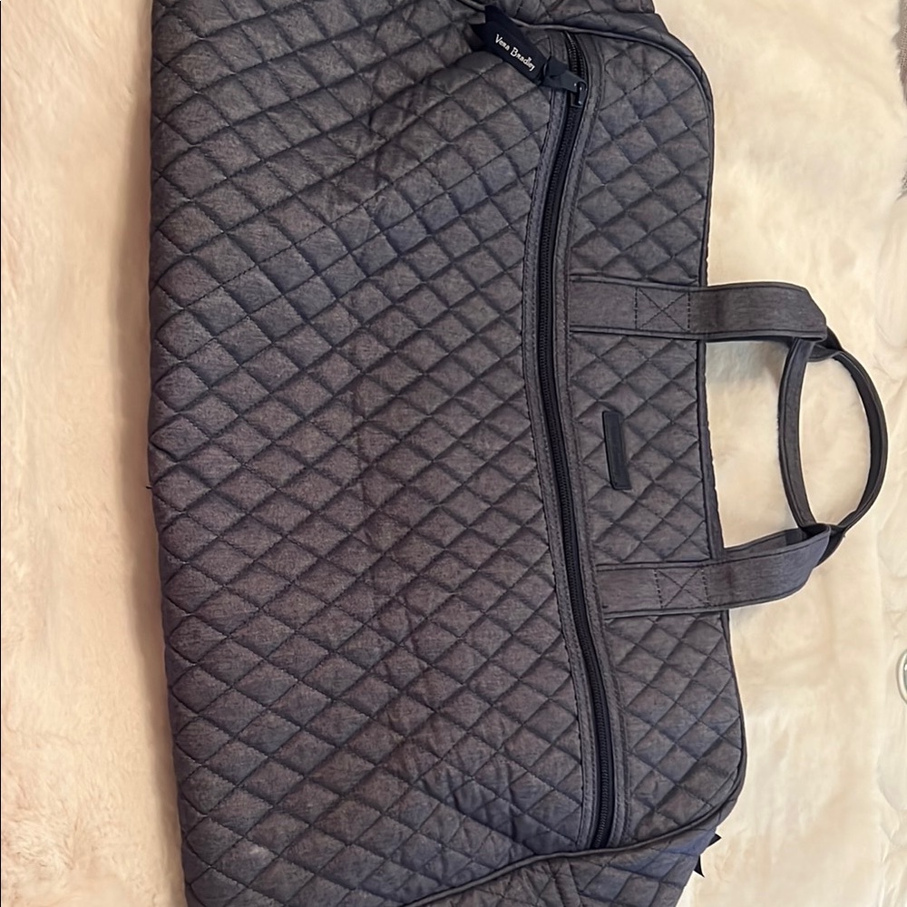 Vera Bradley denim Quilted Duffel Bag